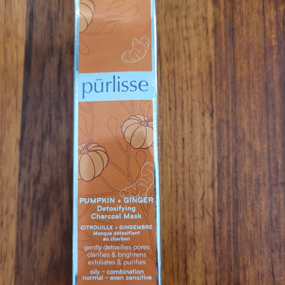 Purlisse pumpkin and ginger detoxifying charcoal mask